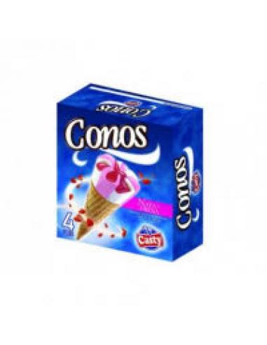 Casty conos nata fresa ( pack 4) - Imagen 1