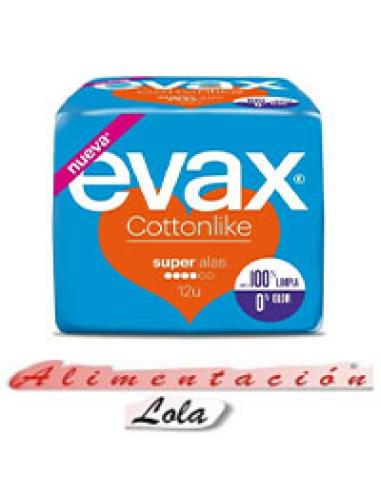 Evax Cottonlike super alas (12 u) - Imagen 1