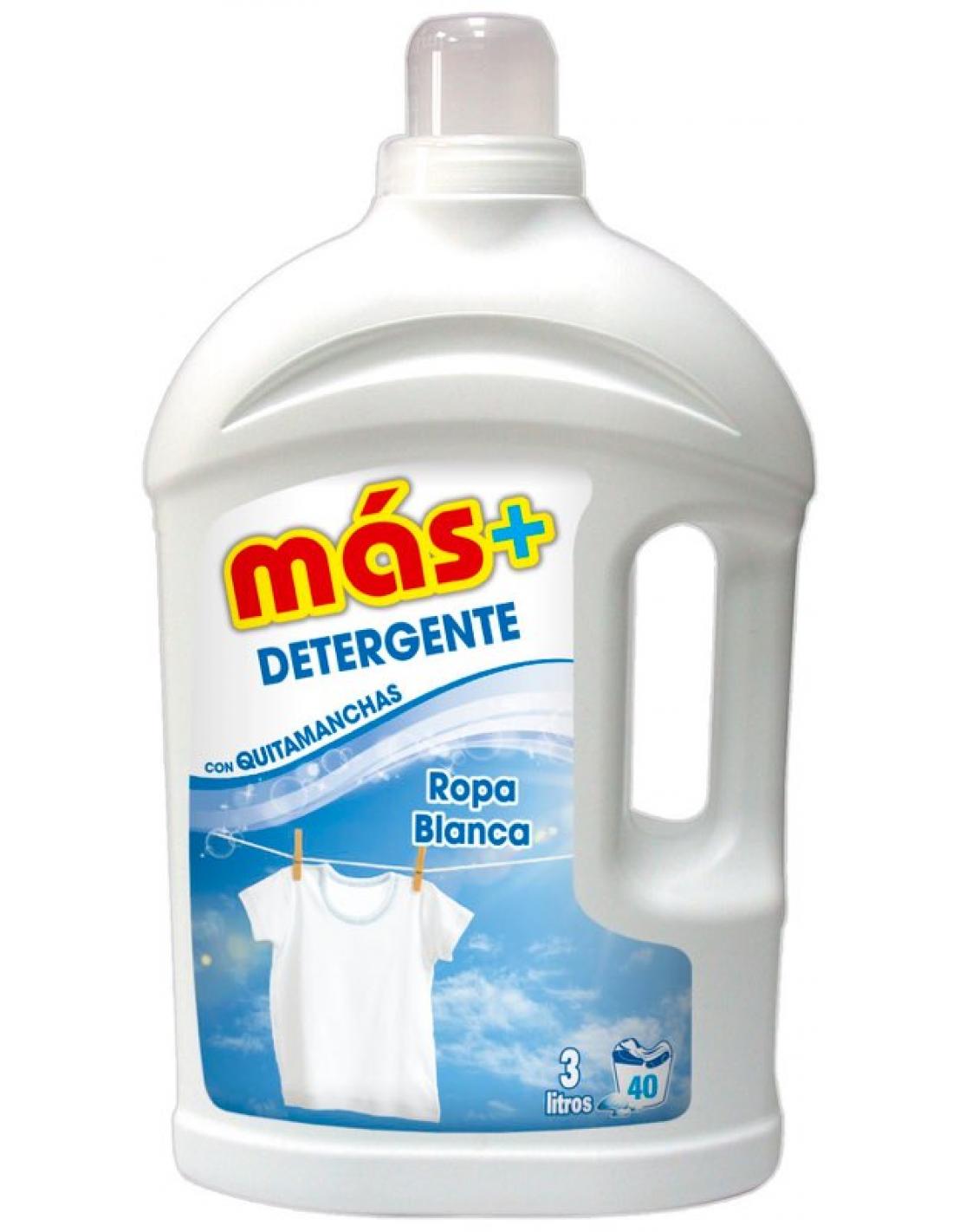 Detergente más ropa blanca ( Litros