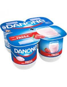 Danone sabor fresa (pack 4) - Imagen 1