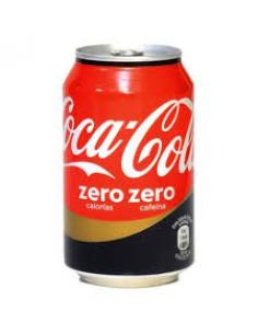 Coca Cola Zero Zero lata (330 ml) - Imagen 1