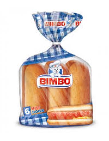 Pan Bimbo 6 Hot dogs (330 g) - Imagen 1