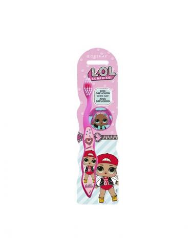 Cepillo dientes niña lol rosa (1 u) - Imagen 1