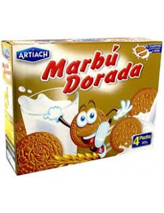 Caja galletas Marbú Dorada...