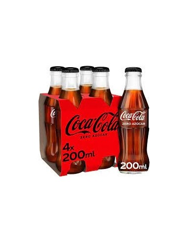 Coca cola zero azúcar botellín ( pack 4)
