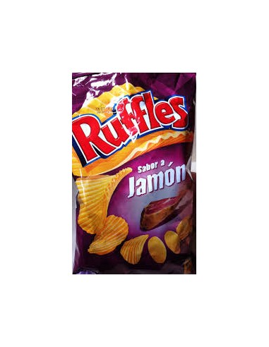 Patatas ruffles oferta sabor jamón...
