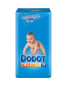 Pañal dodot talla 4 64 u (9...
