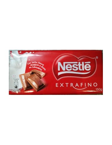 Chocolate Nestle Extrafino con leche...