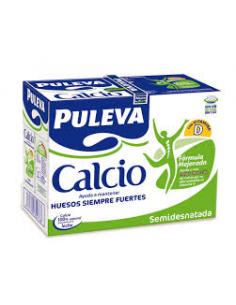 Leche puleva semidesnatada calcio (pack 6 1 litro) - Imagen 1