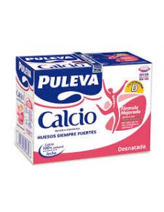 Leche Puleva Desnatada Calcio (Pack-6) - Imagen 1