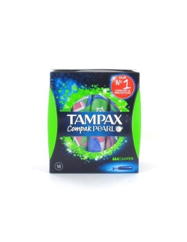 Tampax compak pearl super plus (18 u)