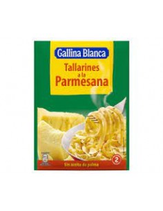 Tallarines a la parmesana...