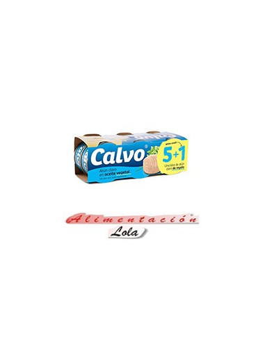 Atún Calvo en Aceite Girasol (pack-5+1)