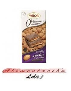 Chocolate valor sin azúcar y almendras (150g) - Imagen 1