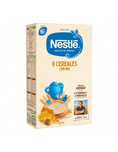 Nestle 8 cereales con (miel 475 g)