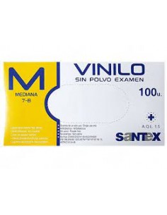 Guantes vinilo sin polvo...