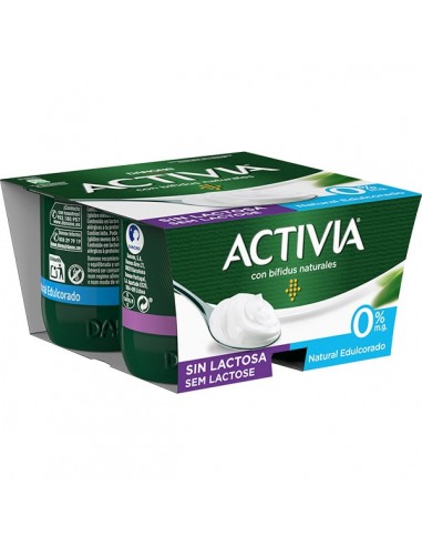 Yogur activia sin lactosa natural...