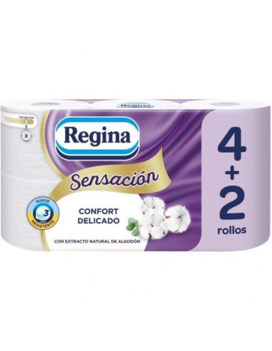 Papel higiénico regina blanco (pack 6)