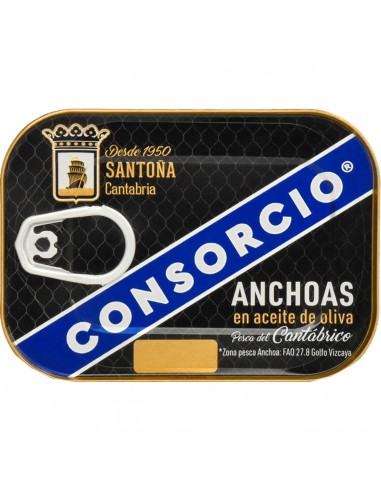 Anchoas consorcio aceite de oliva (50 g)