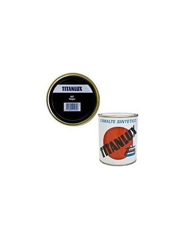 Pintura titanlux negra (750 ml)