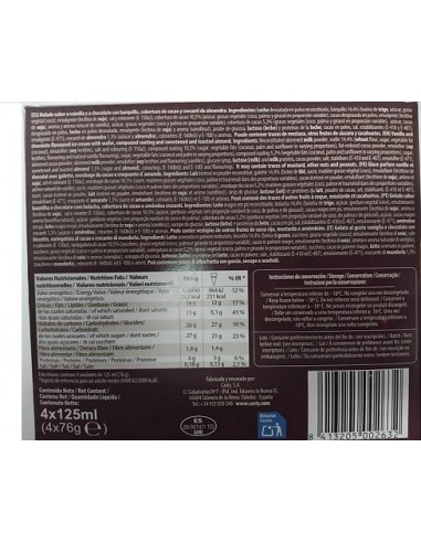 Conos casty vainilla chocolate (pack 4)