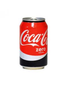 Lata coca cola zero (330 ml) - Imagen 1