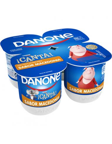 Yogur macedonia danone (pack 4) - Imagen 1
