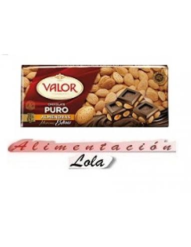 Chocolate Valor Puro Almendras (250 g) - Imagen 1